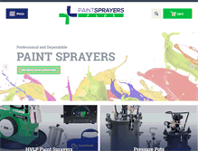 Tablet Screenshot of paintsprayersplus.com